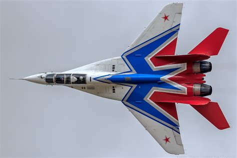 Red, white, and blue jet plane, aircraft, military aircraft, Russian ...