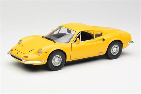 Ferrari Dino 246 Gt Yellow Anson 118