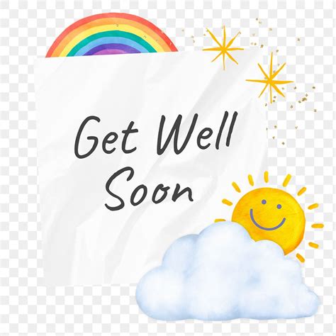 Get Well Soon Words Png Premium PNG Rawpixel