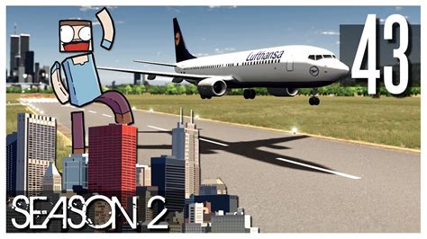 Cities Skylines S2 Ep 43 International Airport The Runways YouTube