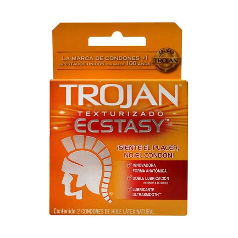 Trojan Ecstasy Preservativo Con 2 Soriana