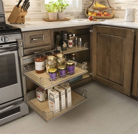 Kitchen Blind Corner Cabinet Storage Solutions - Image to u