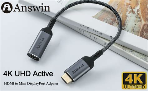 Amazon Answin HDMI To Mini DisplayPort Adapter 4K HDMI To Mini