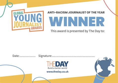 Global Young Journalist Awards - The Day