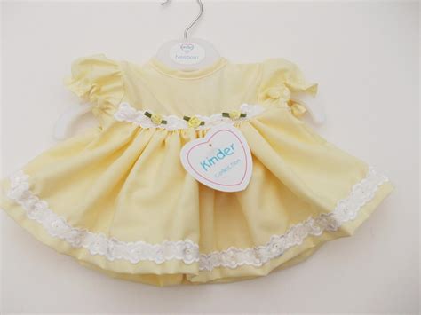 Bnwt Baby Girls Clothes Reborn Newborn Premature Pretty Yellow Rosebud