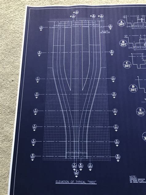 A1 Size World Trade Center Centre Twin Towers Trident Blueprints