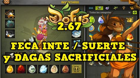 Dofus Feca De Glifos Inte Y Suerte Con Dofustadora