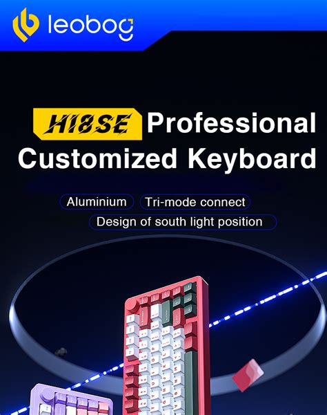 Aula Leobog Hi Se Aluminum Keyboard Cnc Aluminum Tri Mode Connect Full Key Hot Swappable