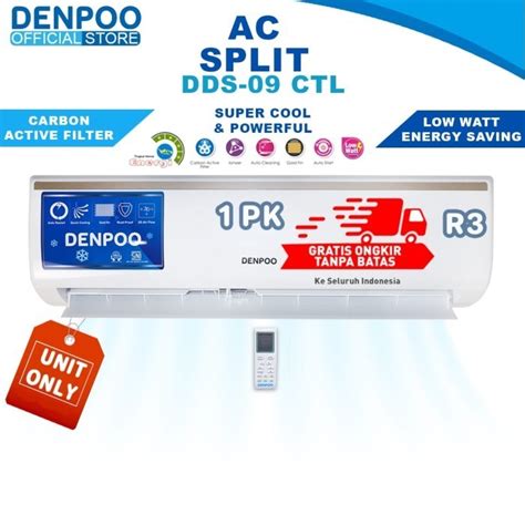 Jual Denpoo Platinum Ac Split 1 Pk Dds 09 Ctl Ionizer Goldfin Low Watt