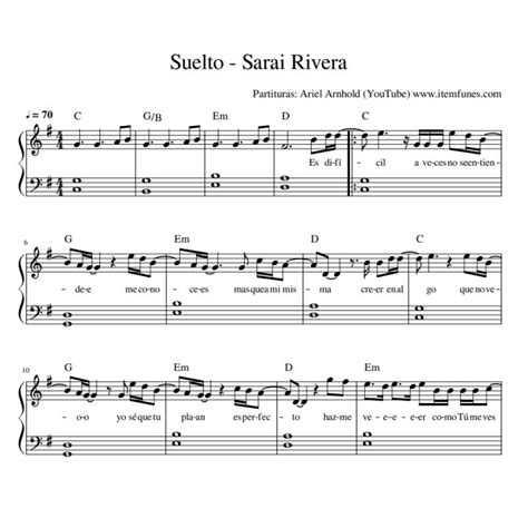 Suelto Sarai Rivera Partitura Cristiana Notas Acordes Letra Pdf