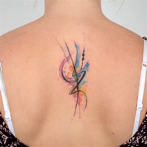 Freehand Watercolor Abstract Tattoo By Mentjuh On Deviantart