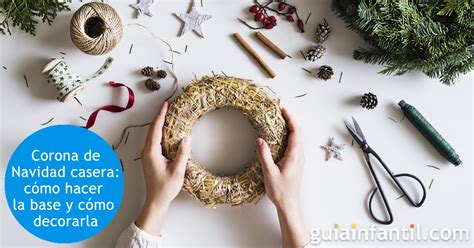 Cómo hacer una sencilla corona de Navidad para la puerta Adornos DIY