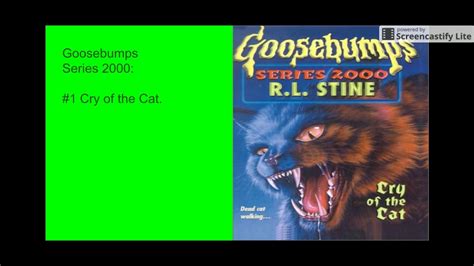 Rrtng S Goosebumps Reviews Series 2000 1 Cry Of The Cat Youtube