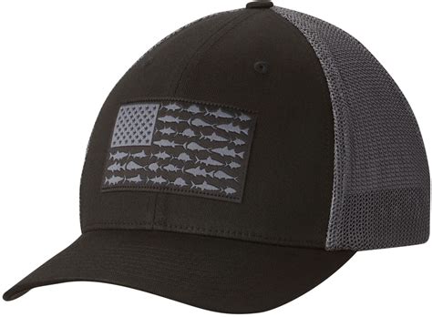 Columbia 1503971011 Pfg Fish Flag Mesh Ball Cap Lxl Tackledirect