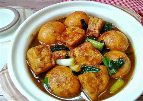 Resep Semur Tahu Telur Oleh Susan Mellyani Cookpad