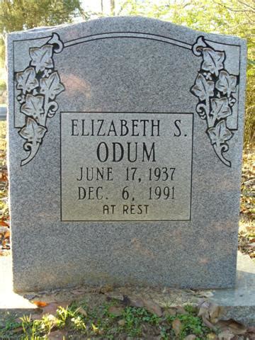 Elizabeth Ann Short Odum 1937 1991 Find A Grave Memorial