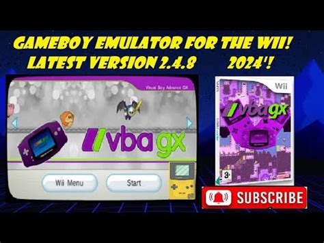 Latest Version Of VbaGx Emulator On The Nintendo Wii 2024 YouTube