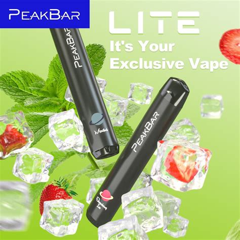 Peakbar Lite Best Mini Disposable Vape Pen Puffs Ml