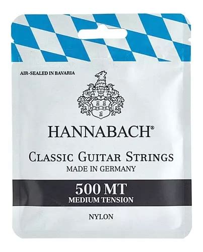 Hannabach Serie 500 Mt Cuerdas Nylon Guitarra Clásica Envío gratis