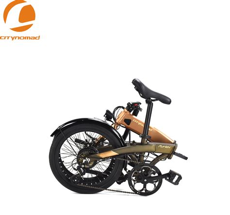 Rando 20inch Foldable E Bike Mini Folding Electric Bike With Rear Drive