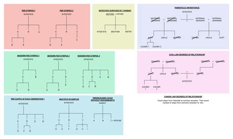 Intestate Succession Charts Per Stirpes 1 Intestate A B C D E Per Stirpes 2 Intestate A B C D