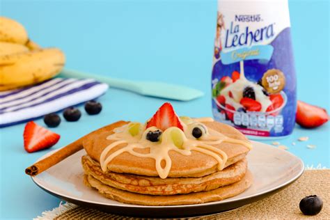 Pancake De Avena And Banana Con La Lechera Recetas Nestlé