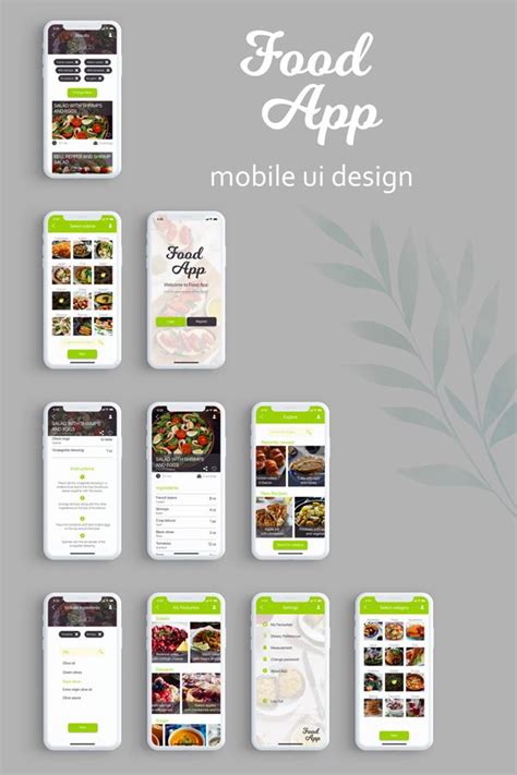 Food App Mobile Ui Ux Design App Interface Design Ios App Design