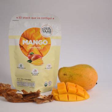 Yaab Mango Deshidratado Natural Sin Azucar Añadida