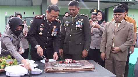 Momen Hut Tni Ke Pju Polresta Bandung Geruduk Kodim Kabupaten