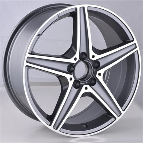 18 Inch 19 Inch 5x112 Black Polished Front And Rear Replica Mercedes