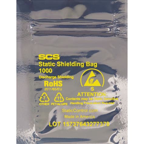 18 X 24 Reclosable Static Shielding Bags 100 Per Case Z