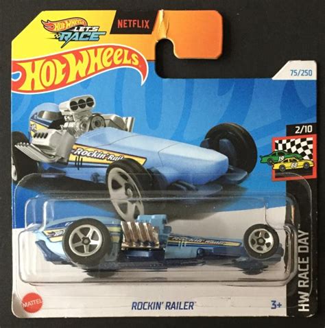 Hot Wheels Rockin Railer Plavi