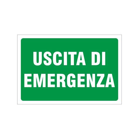 Centro Sill Shop Adesivo Uscita Di Emergenza Segnaletica Centro Sill