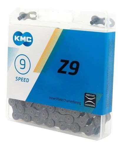 Corrente Kmc Z9 Cinza 116 Elos 9v 18v 27v Mtb Speed Shimano Frete grátis