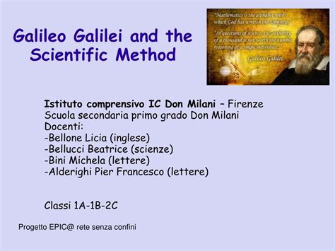 Ppt Galileo Galilei And The Scientific Method Powerpoint Presentation