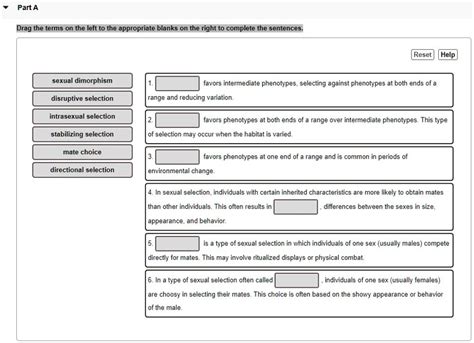 Solved Drag The Terms On The Left To The Appropriate Blanks On The Right To Complete The