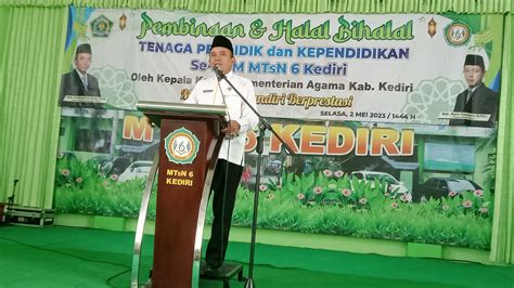 Beri Pembinaan Pada Guru Dan Tenaga Kependidikan Anggota KKM MTsN 6