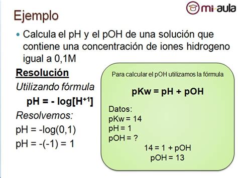 Formula Para Sacar Ph Wenda