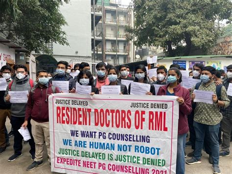 Neet Pg Counseling Delay Resident Doctors Of Delhi S Boycott Routine