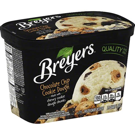 Breyers Ice Cream Chocolate Chip Cookie Dough Ice Cream Foodtown