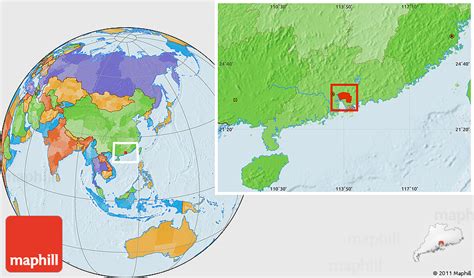 Map Of Dongguan China - Corny Doralia