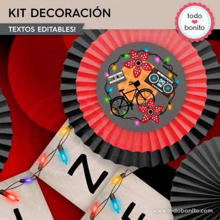 Stranger Things Kit Imprimible Decoraci N De Fiesta