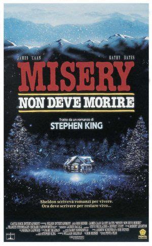 A Movie Poster For The Film Misery Non Devie Mortre Starring Stephen King