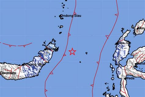 GEMPA TERKINI 2 Menit Yang Lalu Bitung Diguncang 4 9 Magnitudo Terasa