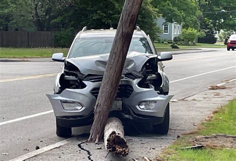 Part Of Road Closed Down After Car Slams Into Pole In Warwick Abc6