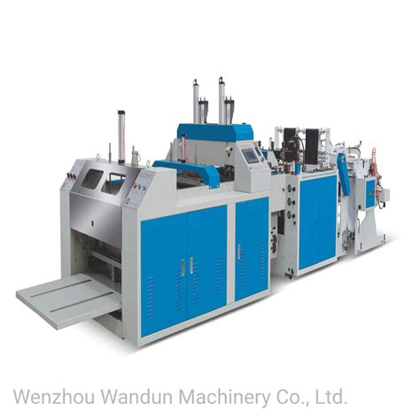 High Speed Nylon HDPE LDPE Hot Cutting T Shirt Plastic Garbage Bag Making Machine Automatic