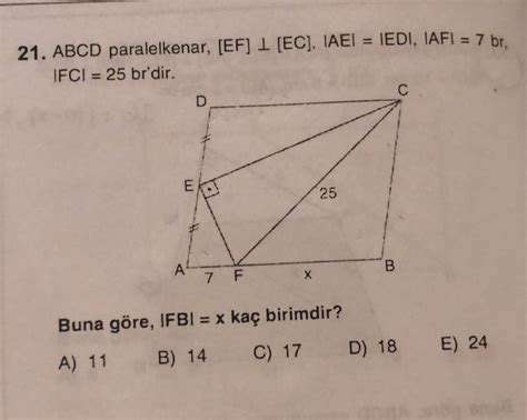 Geometri Sorusu Tyt Ayt Eodev