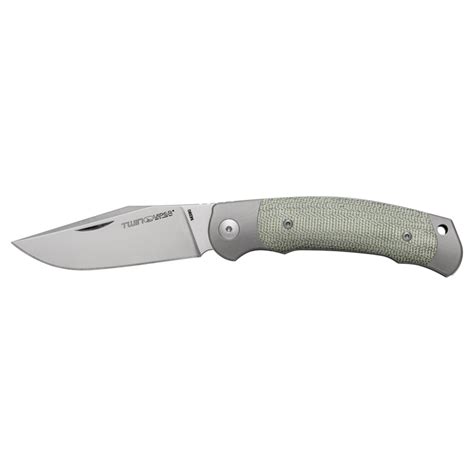 Viper Twin Green Canvas Micarta Knife