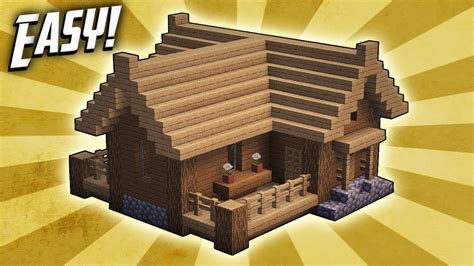 Minecraft How To Build A Small Survival Starter House Tutorial