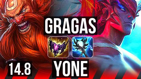 Gragas Vs Yone Top K Comeback Winrate Solo Kills